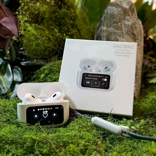 Audífonos Air Pods con pantalla