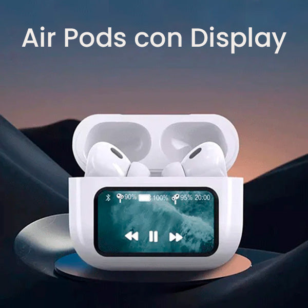 Audífonos Air Pods con pantalla