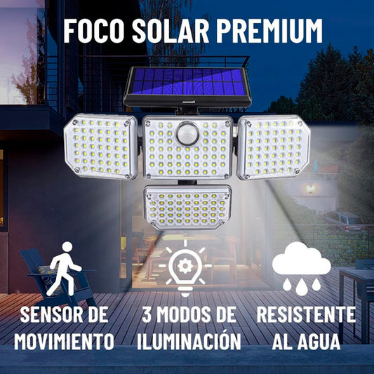 Lámpara Solar LED con Sensor