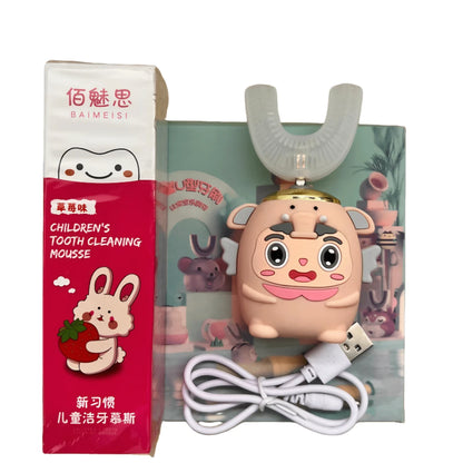 CEPILLO ELECTRICO PREMIUM PARA NIÑOS + CREMA DE DIENTES EN ESPUMA + ENVÍO GRATIS 🎁