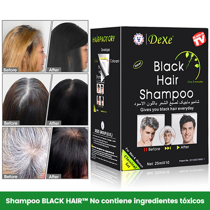 SHAMPOO NATURAL CUBRE CANAS - CADA CAJA TIENE UNA DURACIÓN DE 5 A 10 MESES - ENVÍO GRATIS