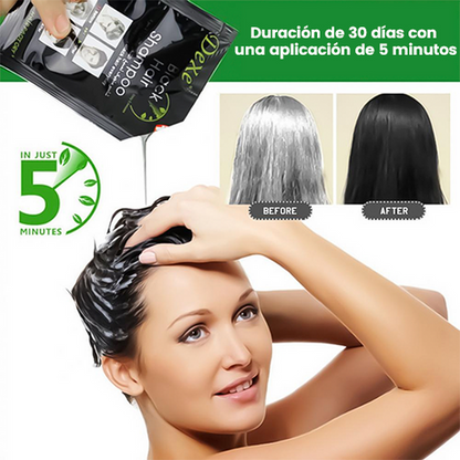 SHAMPOO NATURAL CUBRE CANAS - CADA CAJA TIENE UNA DURACIÓN DE 5 A 10 MESES - ENVÍO GRATIS