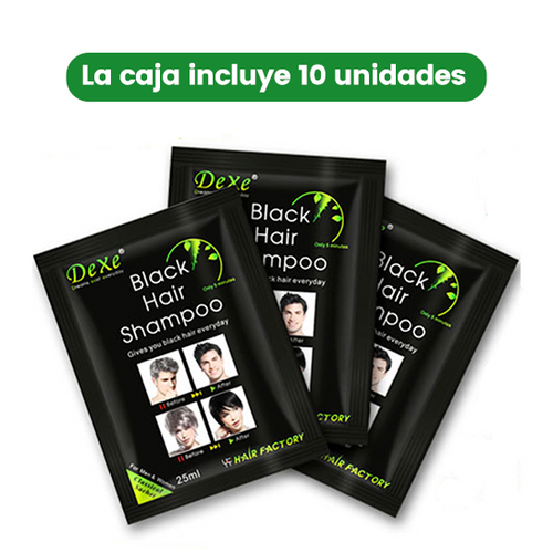 SHAMPOO NATURAL CUBRE CANAS - CADA CAJA TIENE UNA DURACIÓN DE 5 A 10 MESES - ENVÍO GRATIS